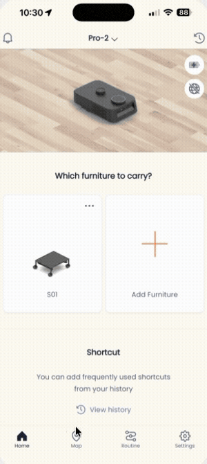 凸出障礙物偵測 App 操作示範